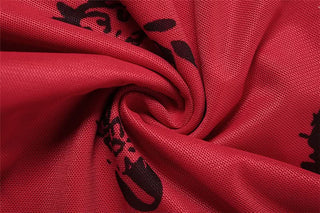 Flower print ruffle mesh maxi dress