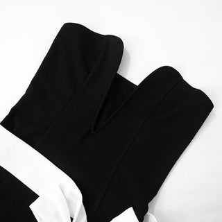 Bowknot sweetheart neck backless tube mini dress