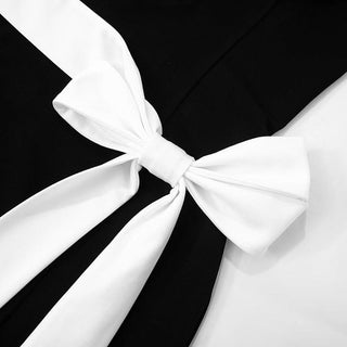 Bowknot sweetheart neck backless tube mini dress