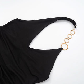 Halter o ring backless top