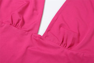 V neck halter backless solid top