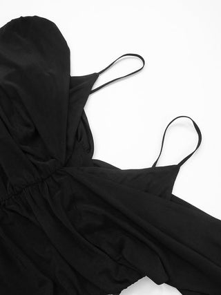 V neck off shoulder ruched bodysuit