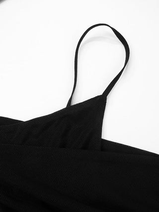 V neck off shoulder ruched bodysuit