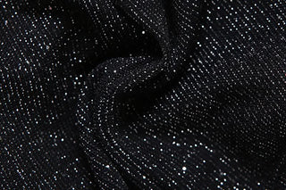 V neck glitter lace up tube top