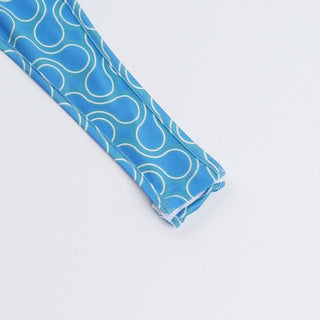 Print backless corset tube bodysuit