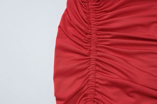 Square neck ruched solid cami top