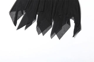 Halter ruffle mesh lace up mini dress