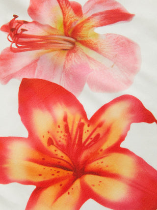 Bandeau Floral Graphic Crop Top