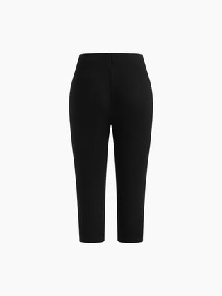 Polka Dot Stretch Capri