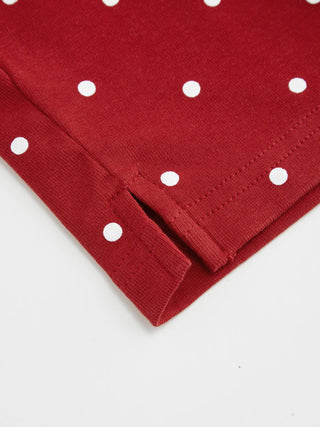 Polka Dot Stretch Capri