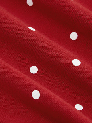 Polka Dot Stretch Capri
