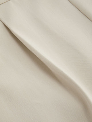 Asymmetrical Neck Ruched Jumpsuit With Belt