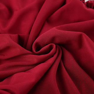 Bowknot ruffle mesh ruched mini dress