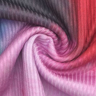 V neck ribbed print backless cami maxi dress