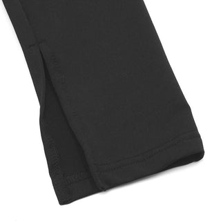 Long sleeve slit v neck off shoulder self tie crop top