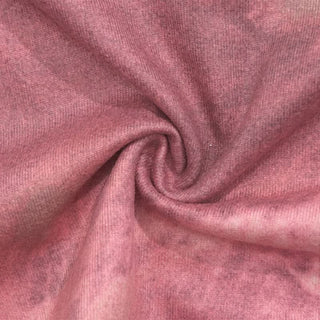 Long sleeve ruched v neck print contrast top