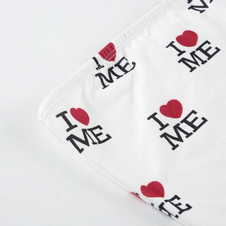 Sweetheart print self tie tube short pant set