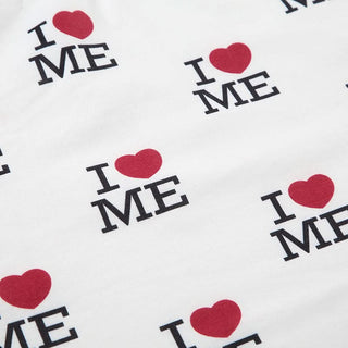 Sweetheart print self tie tube short pant set