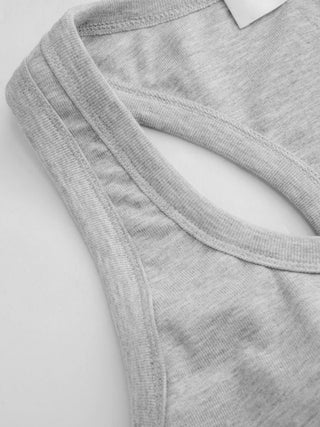 Built-in Bra Square Neck Tank Top