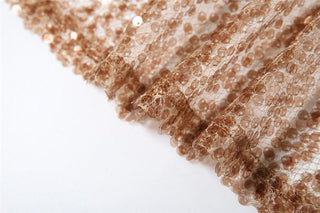 U neck glitter mesh cami top