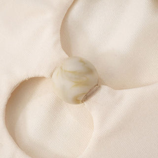 V neck hollow out ruched drawstring cami cut out mini dress