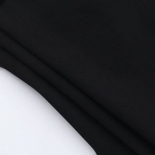 Metal chain buckle solid backless tube top