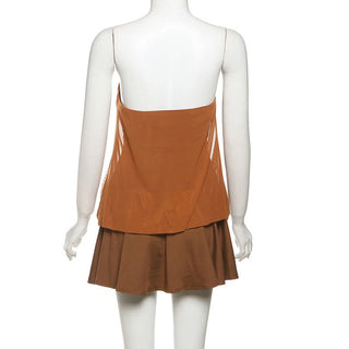 Ruched butterfly applique mesh tube mini dress