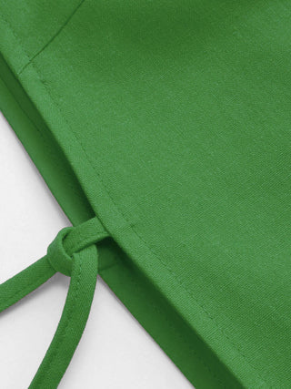 Linen-blend Linen-blend Boat Neck Tie Side Knotted Split Tank Top For Vacation