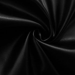 PU leather solid backless tube top