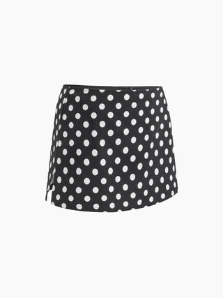 Cotton Low Rise Split Skort