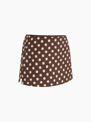 Cotton Low Rise Split Skort