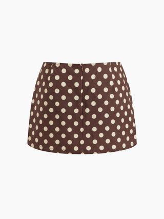 Cotton Low Rise Split Skort