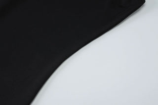 High neck slit sleeveless maxi dress