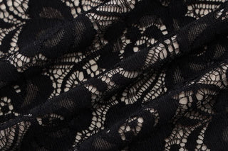 U neck lace cami mini dress