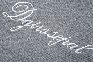 Crewneck letter embroidery short sleeve top