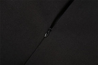 Halter square neck self tie mini dress