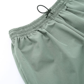 Drawstring high rise cargo pant