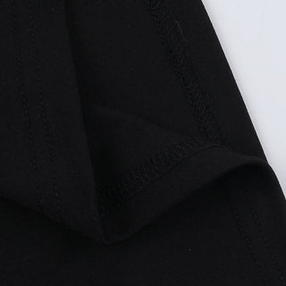 Buckle solid hollow out cami cut out top