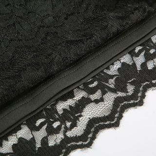 Halter lace hem v neck solid backless mini dress