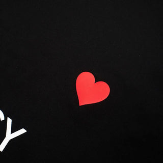 Short sleeve letter pattern top