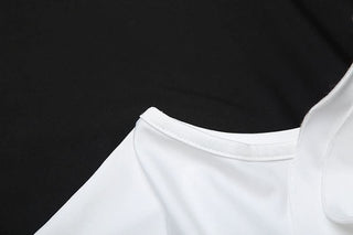 One shoulder ruffle irregular ruched solid top