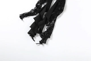 One shoulder irregular ruched ruffle top