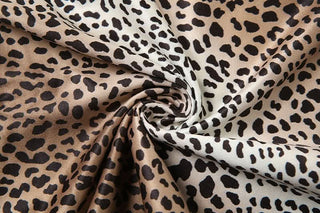 Leopard print halter button o ring hollow out cut out top