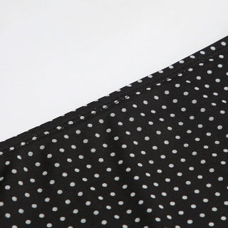 Polka dot ruffle mesh maxi skirt