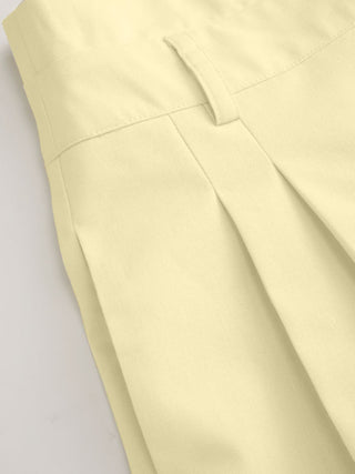 High Rise Linen Trousers