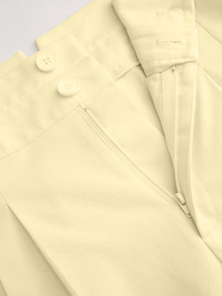 High Rise Linen Trousers
