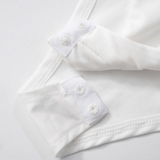 Hoodie short sleeve button deep v neck bodysuit