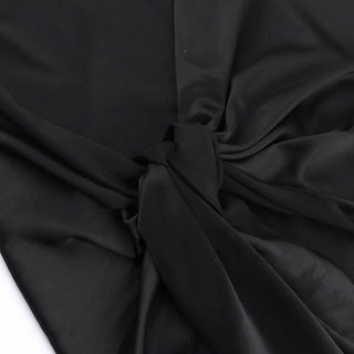 One shoulder ruched irregular satin maxi dress