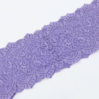 Purple off shoulder lace backless mini dress