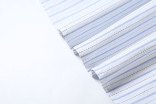 Striped print ruched maxi skirt